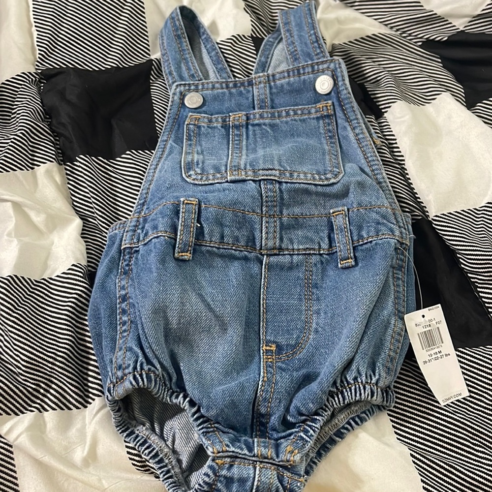 Girl bubble overalls
